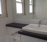 Concrete benchtop and basin