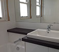 Concrete benchtop and basin