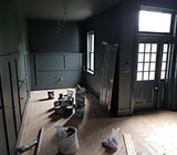 New floor, re-plastered, new wall panelling installed