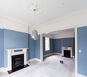 Completed re plastering
